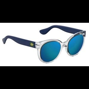 Havaianas Clear & Blue Noronha Cat-Eye Sunglasses